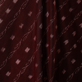Maroon - handloom cotton sambalpuri ikat fabric 22