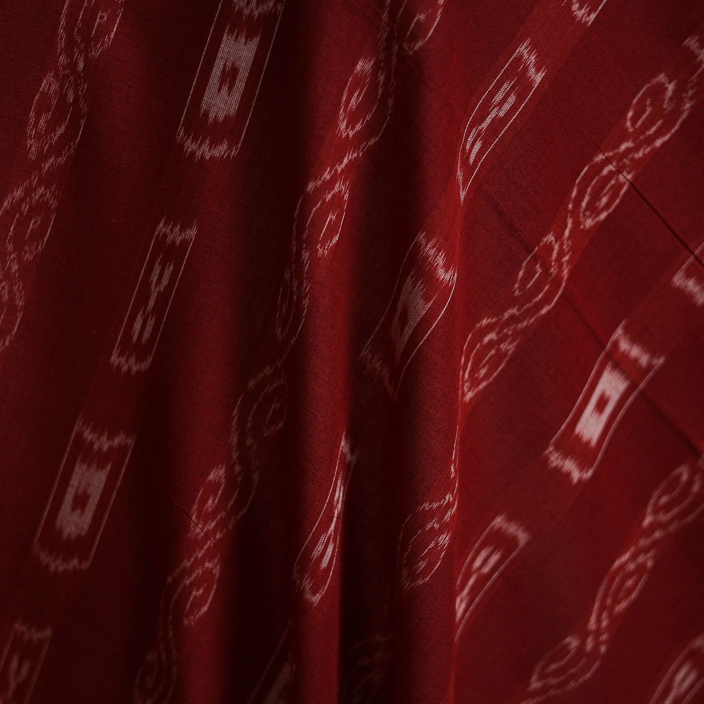 Handloom cotton sambalpuri ikat fabric 27 - handcrafted