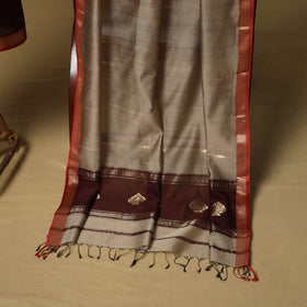 Handloom maheshwari silk buti work 2pc unstitched dress