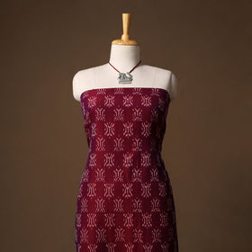 Handloom pochampally ikat mercerised cotton 2pc unstitched