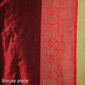 Maroon - handloom pure katan silk kaduwa zari buti banarasi