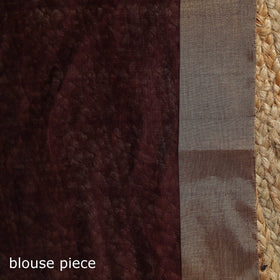 Handloom zari work chanderi silk saree 01 - handcrafted