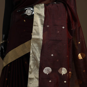 Handloom zari work chanderi silk saree 03 - handcrafted