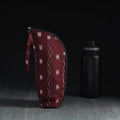  Maroon Handmade Cotton 1L Water Bottle Cover