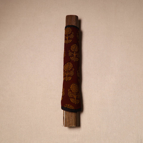 Buy Maroon Handmade Cotton Fridge Handle Cover