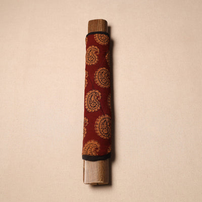 Maroon - Handmade Cotton Fridge Handle Cover 04