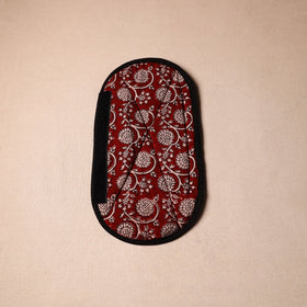 Buy Handmade Cotton Maroon Fridge Handle Cover