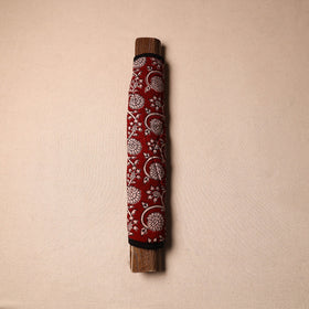 Buy Handmade Cotton Maroon Fridge Handle Cover