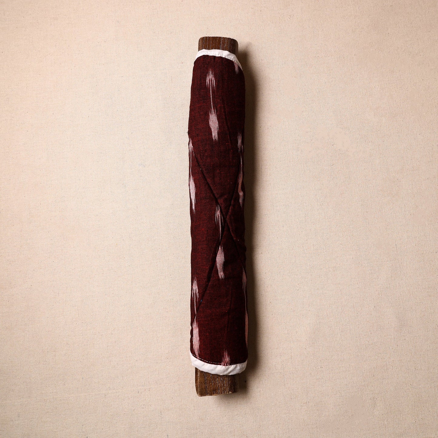 Buy Maroon Handmade Cotton Fridge Handle Cover 22