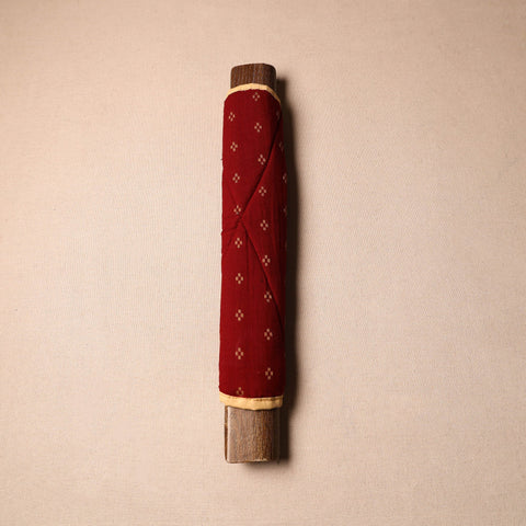 Buy Handmade Cotton Maroon Fridge Handle Cover