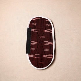 Buy  Handmade Cotton Maroon Fridge Handle Cover 24
