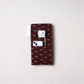 Maroon Handmade Cotton Mobile Charging Holder