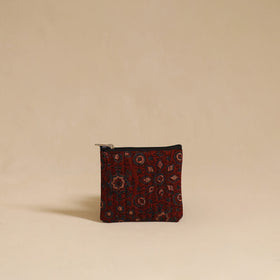 Maroon - handmade cotton multipurpose utility pouch (set