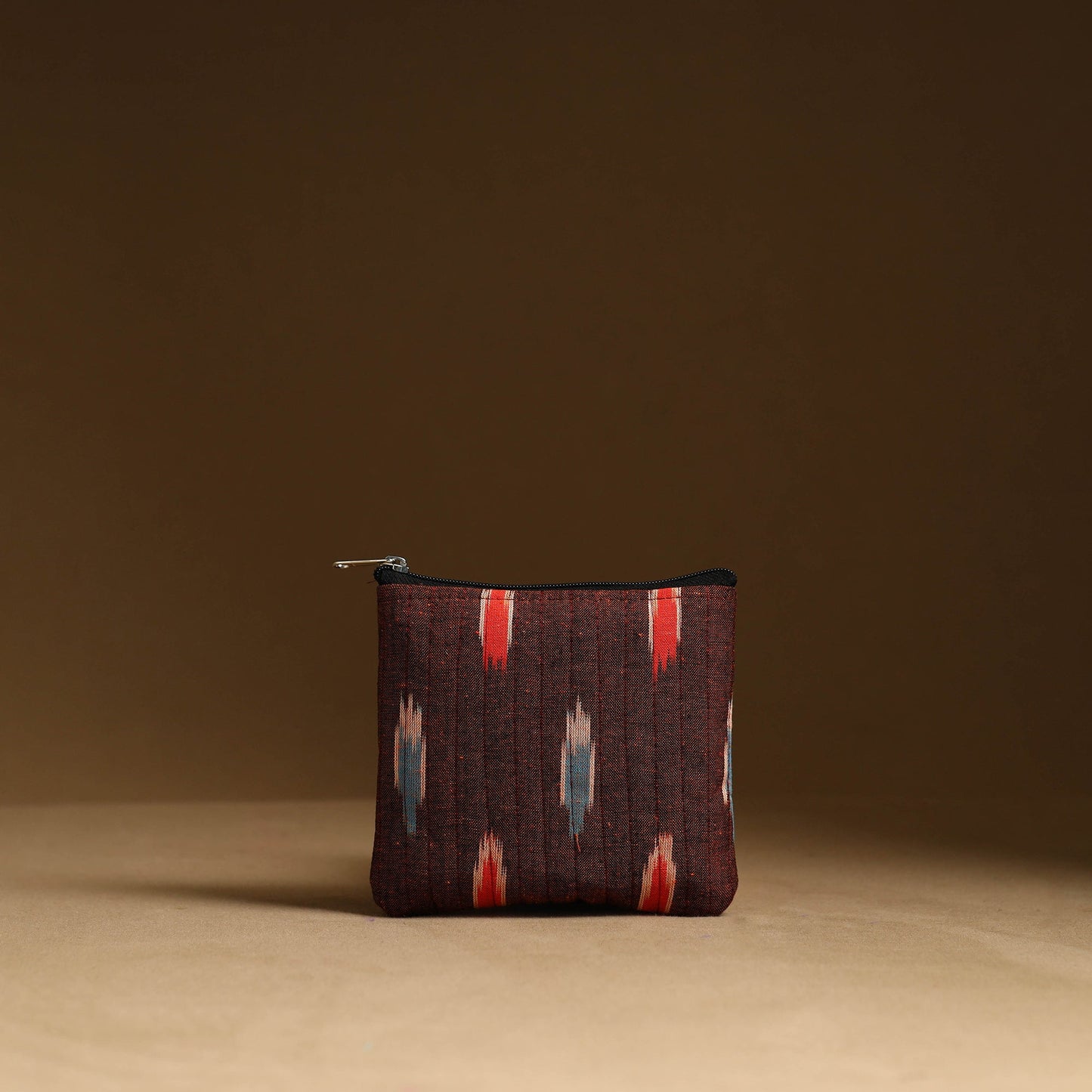 Maroon - handmade cotton multipurpose utility pouches (set