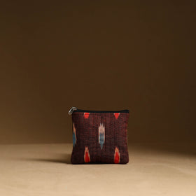 Maroon - handmade cotton multipurpose utility pouches (set