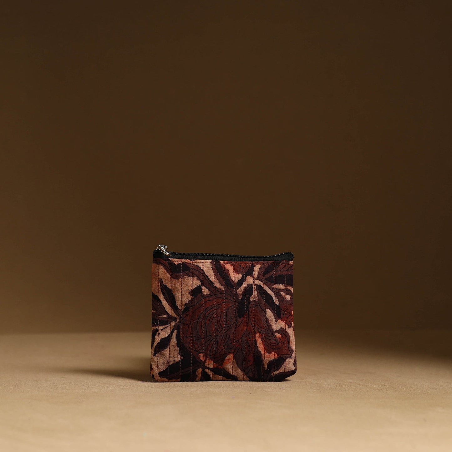 Maroon - handmade cotton multipurpose utility pouches (set