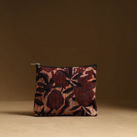 Maroon - handmade cotton multipurpose utility pouches (set