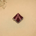 Handmade fabart ghungroo work hair clip 12 - handcrafted