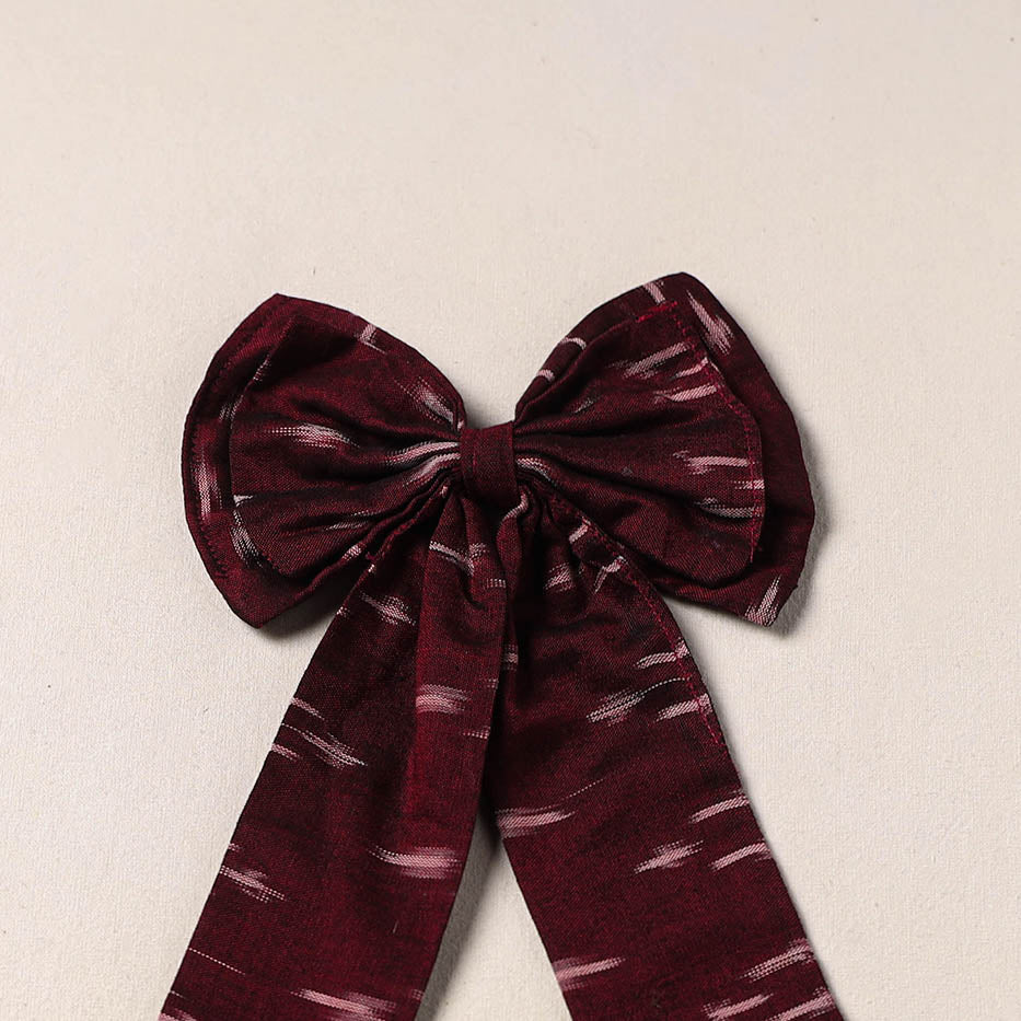 Handmade Fabric Bow Hair Clip