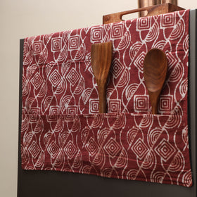 Handmade fridge top cover with multiple pockets 46