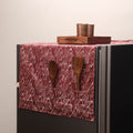 Handmade fridge top cover with multiple pockets 62
