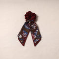 Handmade rubber band/scarf scrunchie 01 - handcrafted