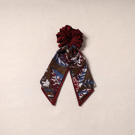 Handmade rubber band/scarf scrunchie 01 - handcrafted