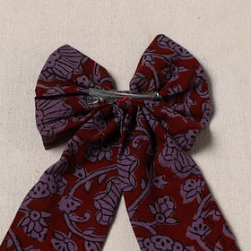 Handmade women’s bow hair clip 61 - handcrafted