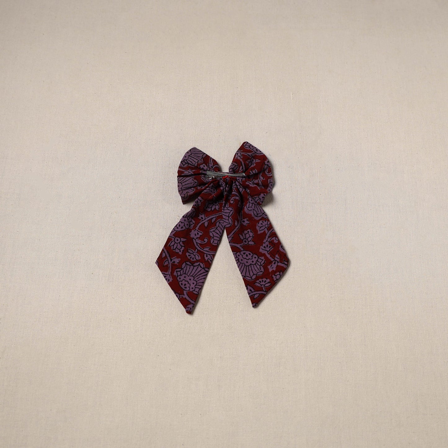 Handmade women’s bow hair clip 61 - handcrafted