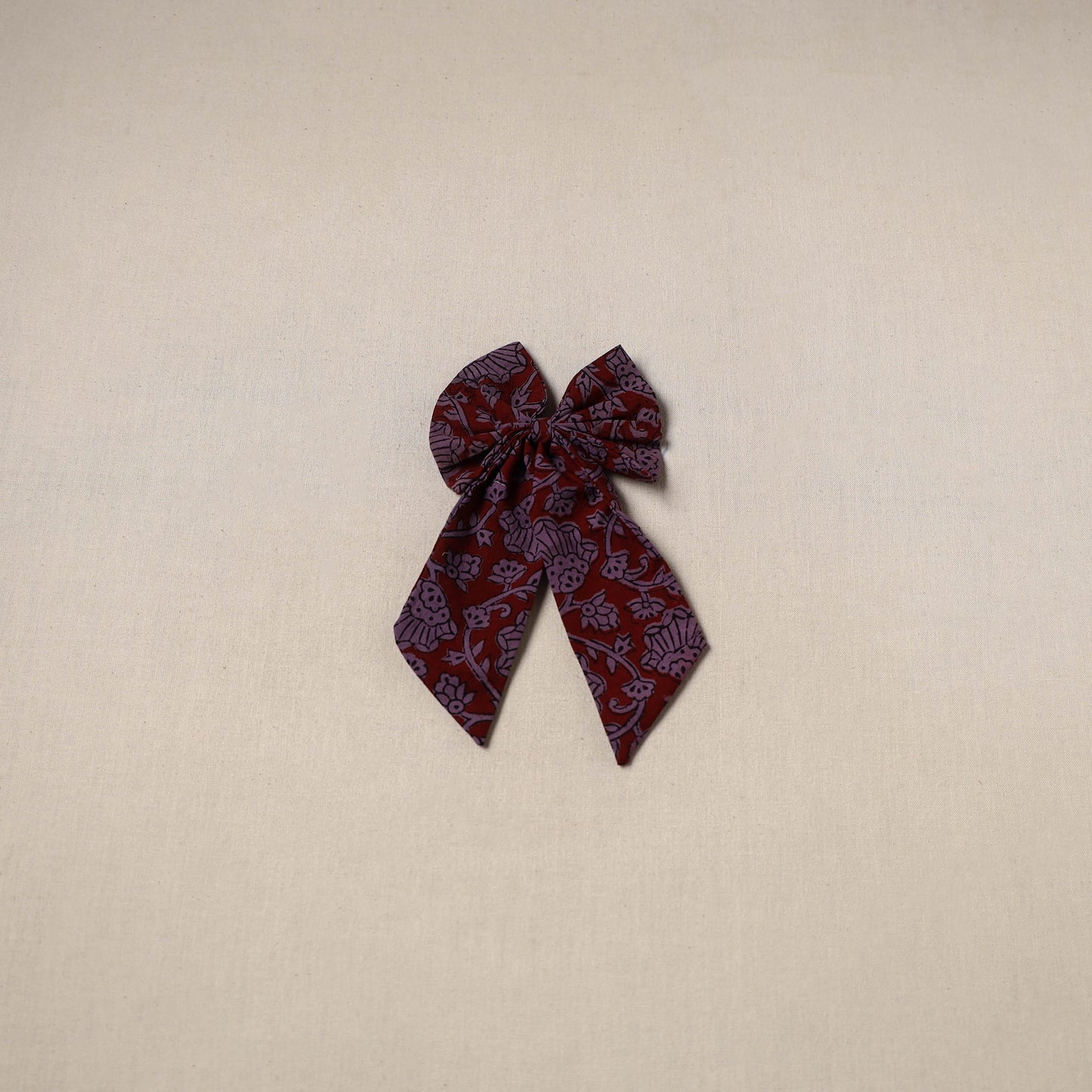 Handmade women’s bow hair clip 61 - handcrafted