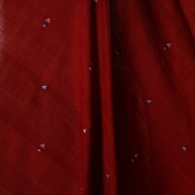 Red - handspun handloom natural dyed cotton buti srikakulam