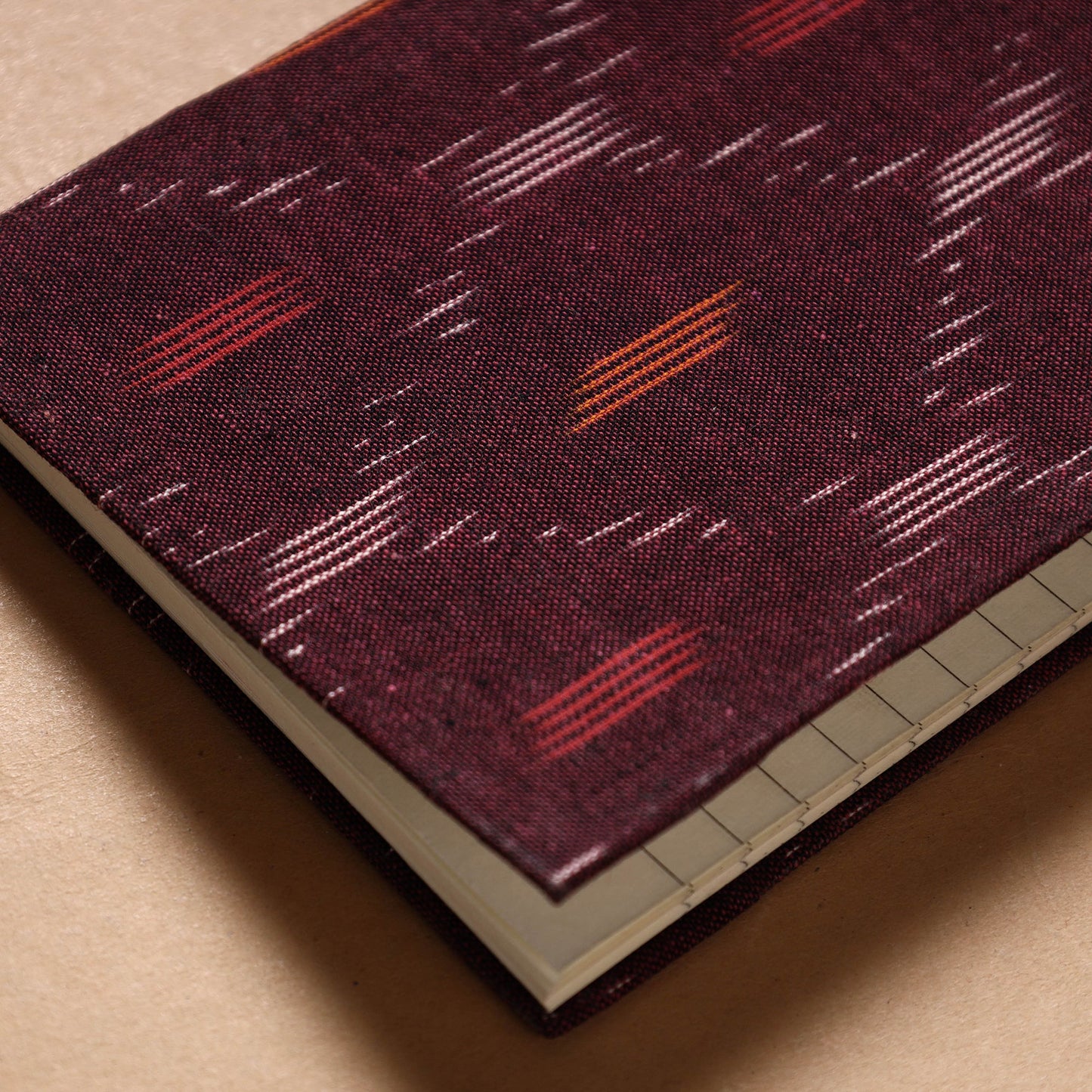 Buy Ikat Fabric Cover Handmade Paper Notebook Online at iTokri.com
