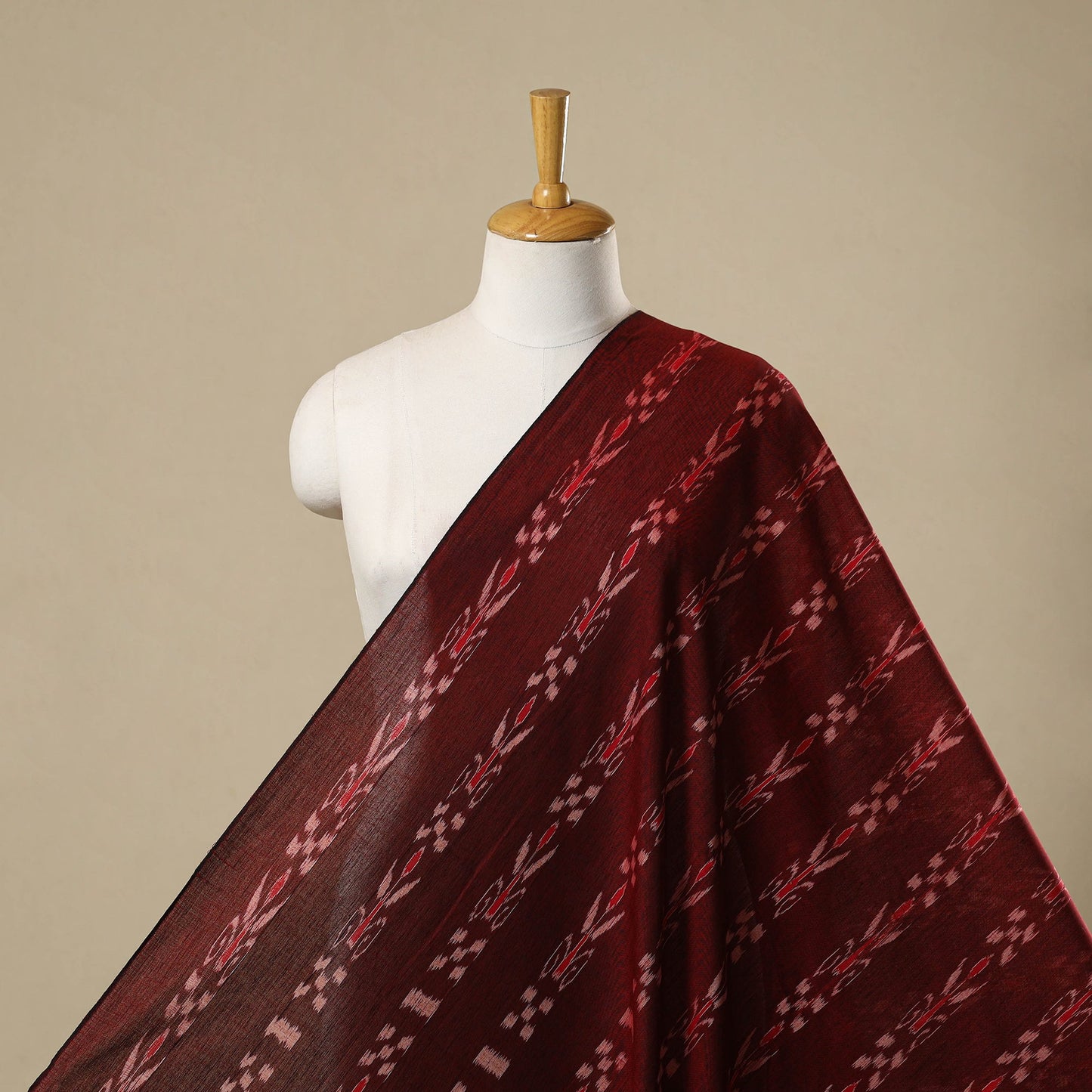 Ikat handloom cotton sambalpuri fabric 02 - handcrafted