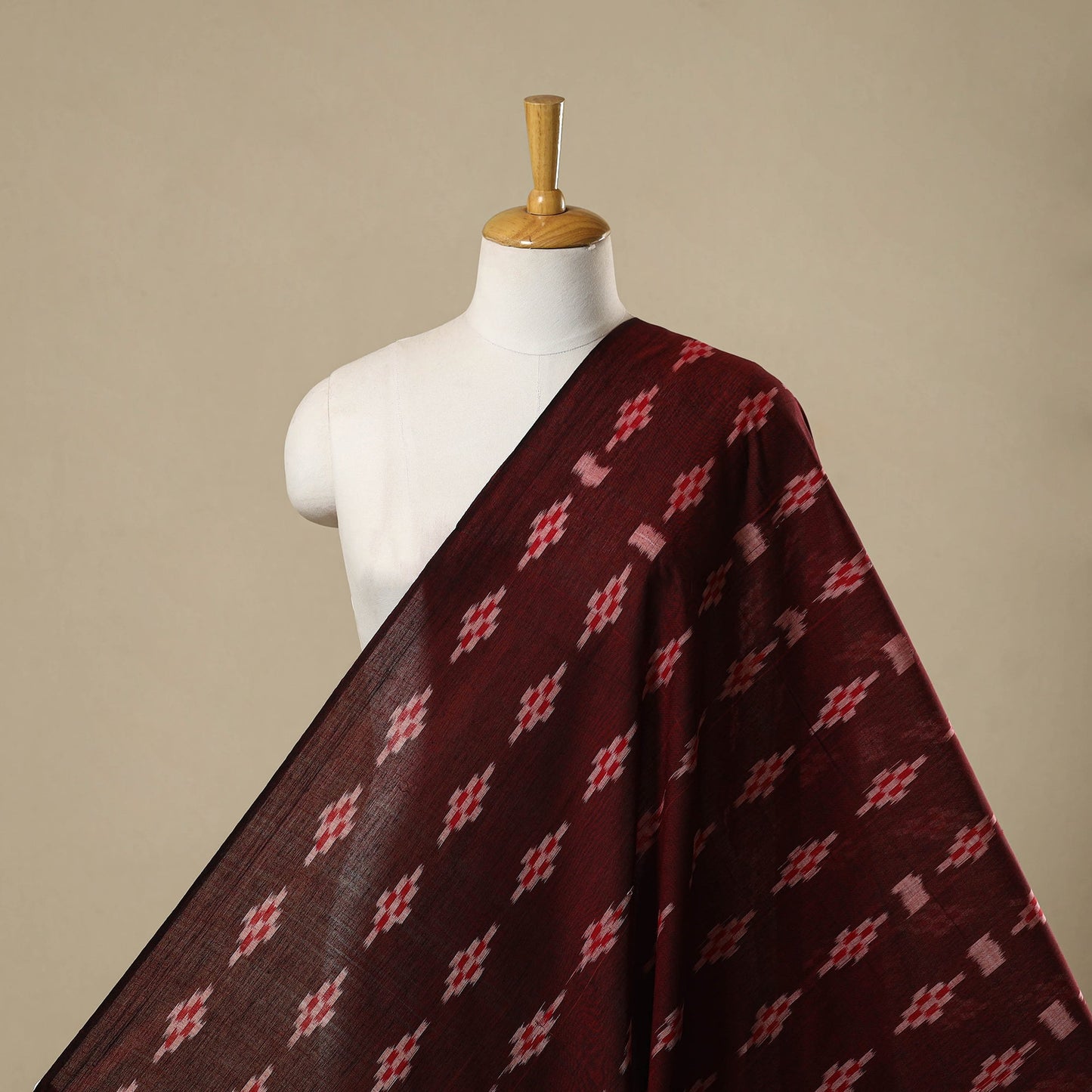 Ikat handloom cotton sambalpuri fabric 05 - handcrafted