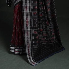 Ikat handloom cotton sambalpuri saree 05 - handcrafted