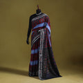 Maroon - ikat handloom pure cotton sambalpuri saree 10