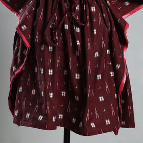  Ikat Weave Cotton Kaftan with Tie-Up Waist Online at iTokri.com