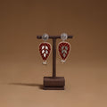 Ishita mirror & ghungroo work gs fabart handmade earrings