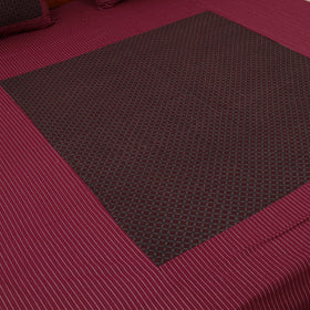 Jacquard with Bagh Patch Cotton Bedsheet Set