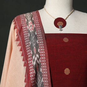 Jacquard cotton 2pc unstitched dress material
