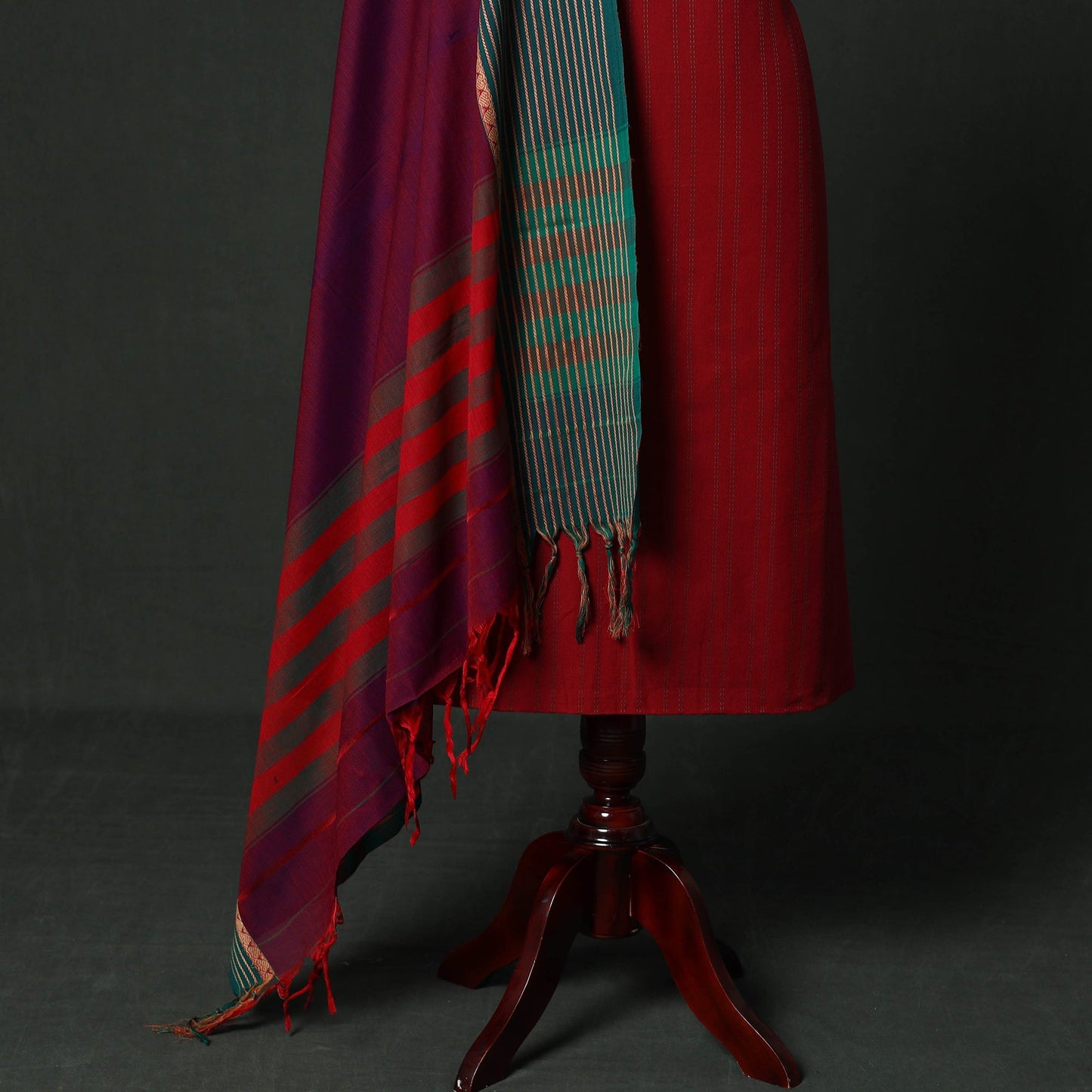 Jacquard cotton 2pc unstitched dress material