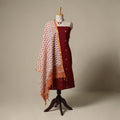 Jacquard cotton 2pc unstitched dress material