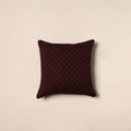 Jacquard weave cotton cushion cover 48 - handcrafted