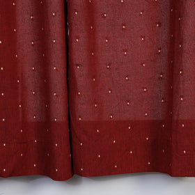 Jacquard weave cotton window curtain (5 x 3 feet) (single