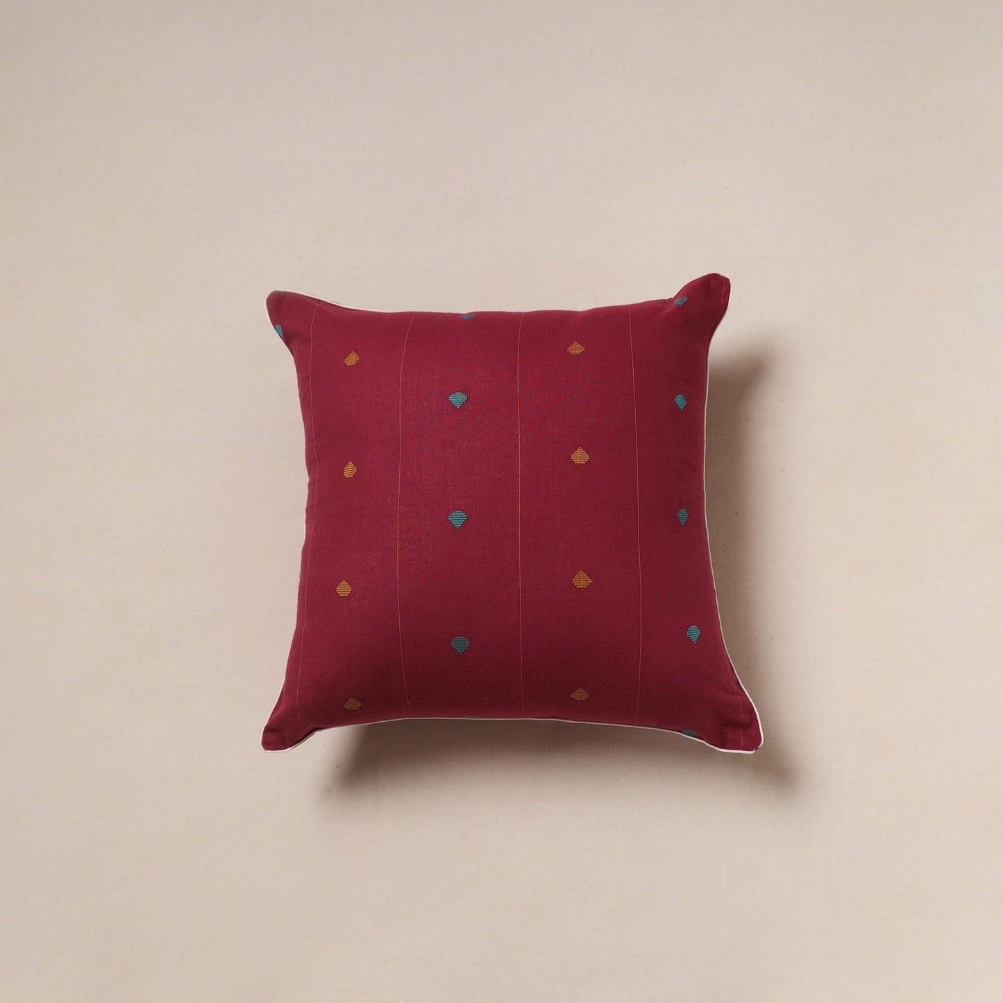 Jacquard weave cushion cover 22 - handcrafted