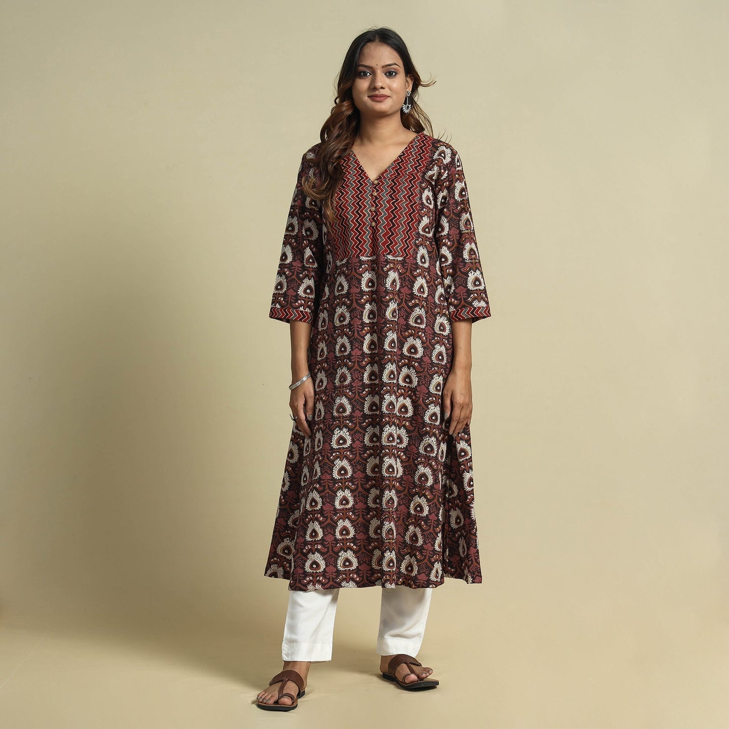 ajrakh cotton kurta 