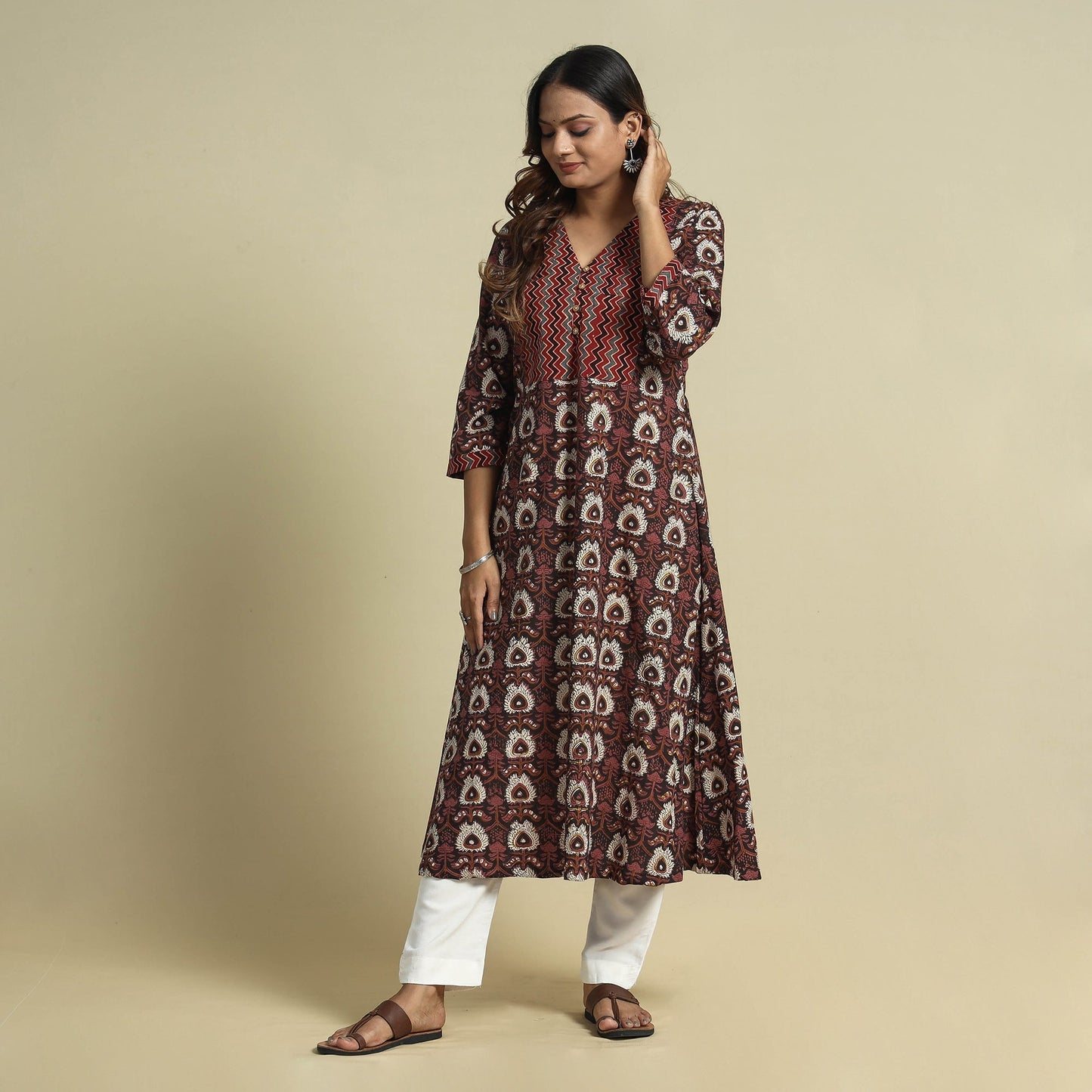 ajrakh cotton kurta 