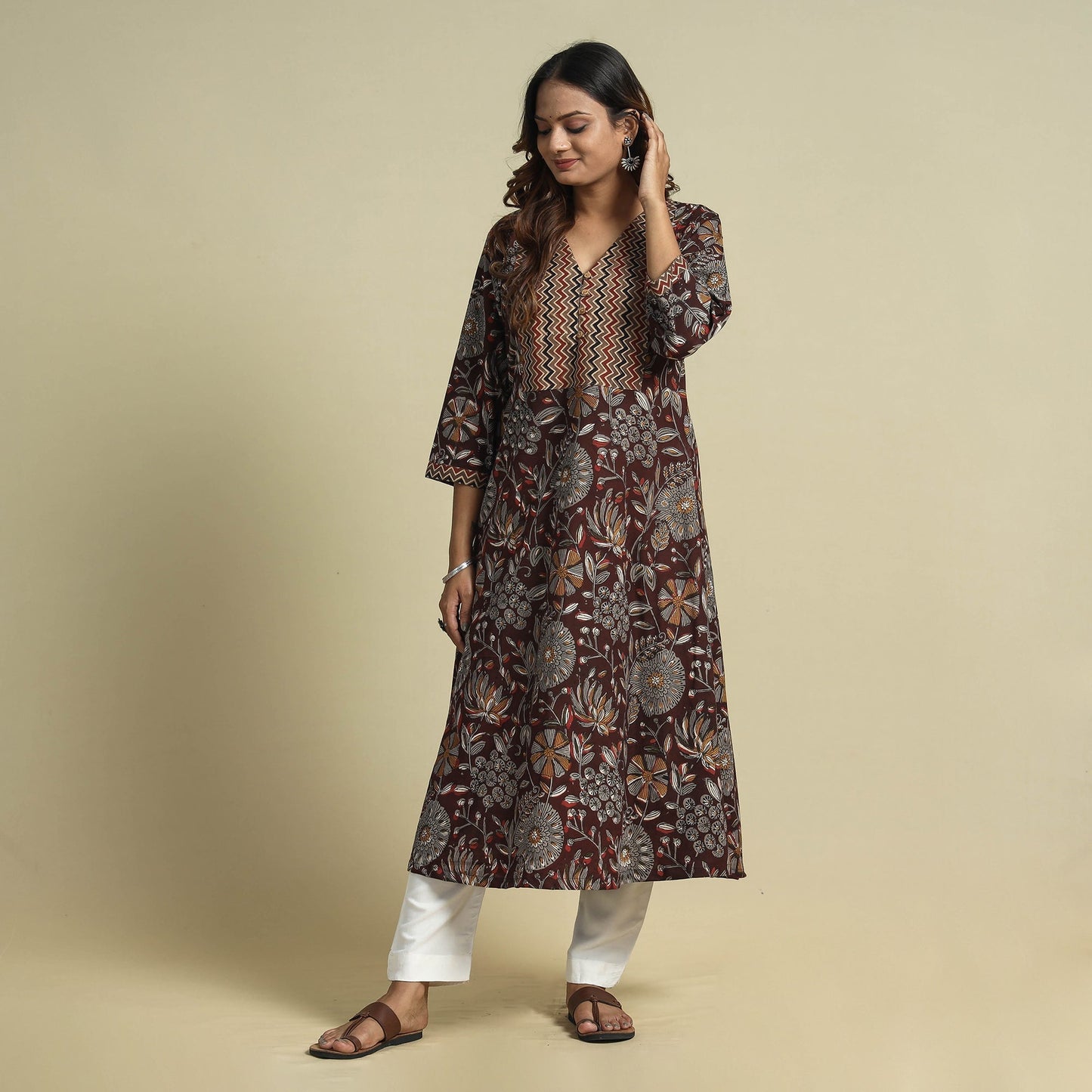 ajrakh cotton kurta 