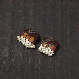 Buy Jannat Fabart Handmade Pearl Earrings
