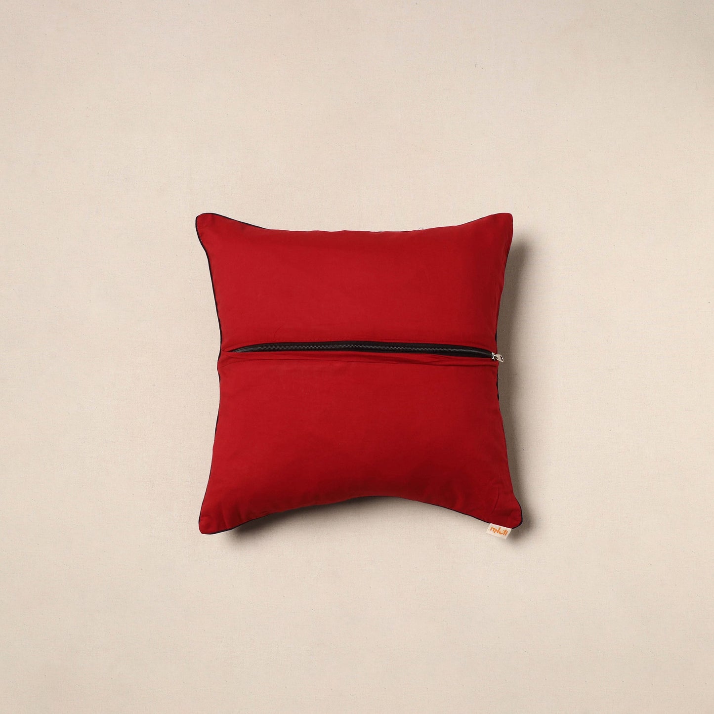 Kalamkari cotton cushion cover 34 - handcrafted